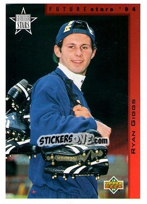 Sticker Ryan Giggs - World Cup USA 1994. Contenders English/Spanish n. 282 - Upper Deck