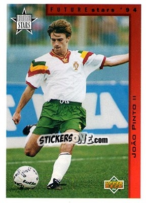 Sticker Joao Pinto II - World Cup USA 1994. Contenders English/Spanish - Upper Deck