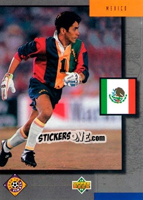 Sticker Mexico - World Cup USA 1994. Contenders English/Spanish - Upper Deck