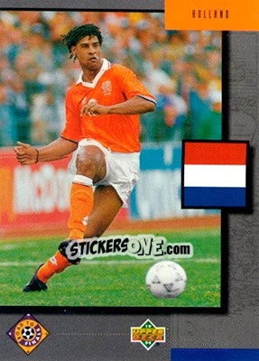 Sticker Holland - World Cup USA 1994. Contenders English/Spanish - Upper Deck