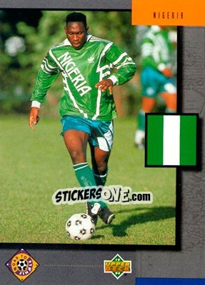 Sticker Nigeria - World Cup USA 1994. Contenders English/Spanish - Upper Deck