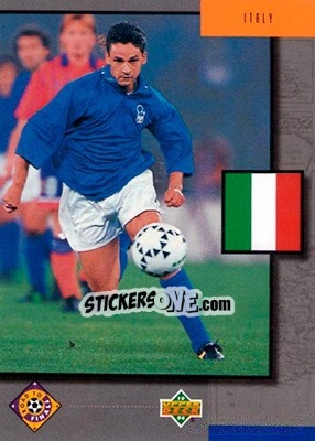 Figurina Italy - World Cup USA 1994. Contenders English/Spanish - Upper Deck