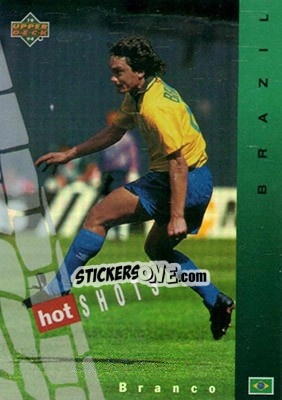 Cromo Branco - World Cup USA 1994. Contenders English/Spanish - Upper Deck