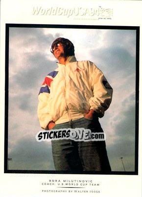 Sticker Bora Milutinovic - World Cup USA 1994. Contenders English/Spanish n. WI2 - Upper Deck