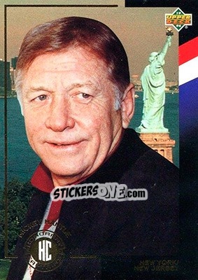 Sticker Mickey Mantle - World Cup USA 1994. Contenders English/Spanish - Upper Deck
