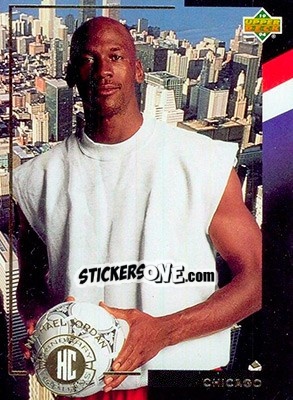 Sticker Michael Jordan - World Cup USA 1994. Contenders English/Spanish n. C6 - Upper Deck