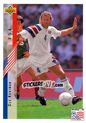 Figurina Cle Kooiman - World Cup USA 1994. Contenders English/Spanish - Upper Deck