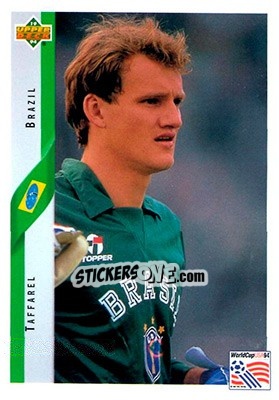 Cromo Taffarel - World Cup USA 1994. Contenders English/Spanish - Upper Deck