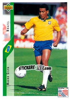 Cromo Mauro Silva - World Cup USA 1994. Contenders English/Spanish - Upper Deck