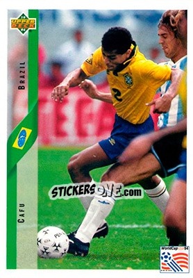 Figurina Cafu - World Cup USA 1994. Contenders English/Spanish - Upper Deck