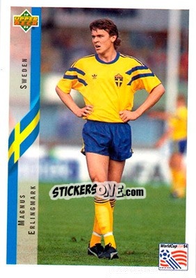 Sticker Magnus Erlingmark - World Cup USA 1994. Contenders English/Spanish n. 101 - Upper Deck