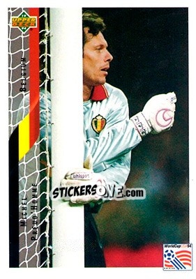 Sticker Michel Preud'Homme - World Cup USA 1994. Contenders English/Spanish n. 102 - Upper Deck