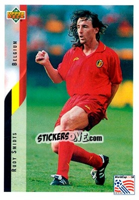 Sticker Rudy Smidts - World Cup USA 1994. Contenders English/Spanish - Upper Deck