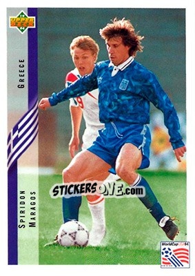 Sticker Spiridon Maragos - World Cup USA 1994. Contenders English/Spanish n. 147 - Upper Deck