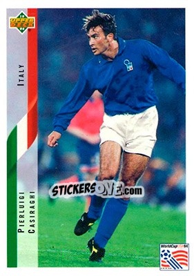 Figurina Pierluigi Casiraghi - World Cup USA 1994. Contenders English/Spanish n. 164 - Upper Deck
