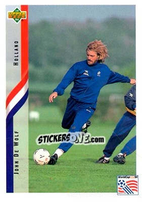 Cromo John De Wolf - World Cup USA 1994. Contenders English/Spanish n. 168 - Upper Deck