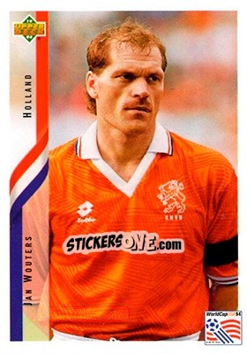 Sticker Jan Wouters - World Cup USA 1994. Contenders English/Spanish n. 170 - Upper Deck