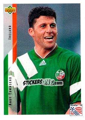 Cromo Andy Townsend - World Cup USA 1994. Contenders English/Spanish - Upper Deck