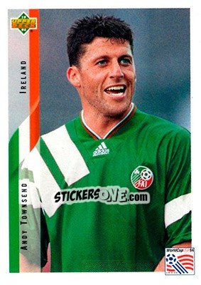Sticker Andy Townsend - World Cup USA 1994. Contenders English/Spanish n. 206 - Upper Deck
