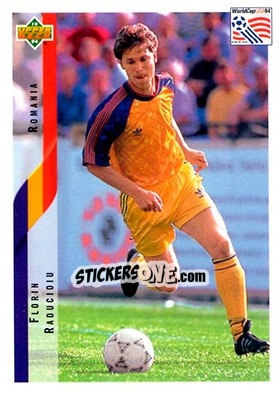 Sticker Florin Raducioiu - World Cup USA 1994. Contenders English/Spanish - Upper Deck