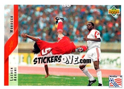 Sticker Lachen Abrami - World Cup USA 1994. Contenders English/Spanish - Upper Deck