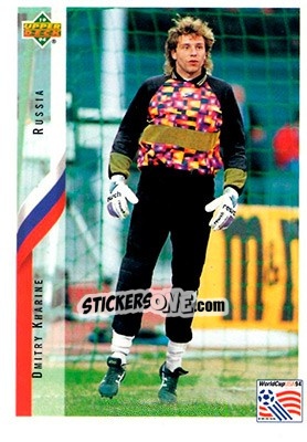 Sticker Dmitri Kharin - World Cup USA 1994. Contenders English/Spanish n. 253 - Upper Deck
