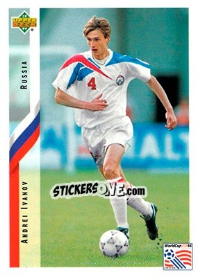 Sticker Andrei Ivanov - World Cup USA 1994. Contenders English/Spanish n. 260 - Upper Deck
