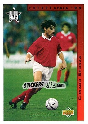 Cromo Ciriaco Sforza - World Cup USA 1994. Contenders English/Spanish n. 285 - Upper Deck
