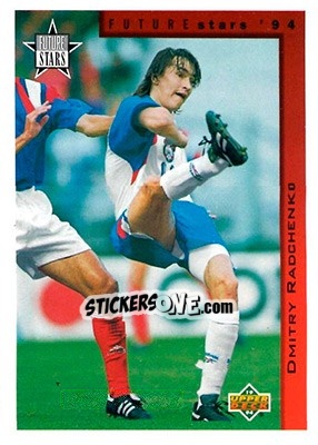 Sticker Dimitri Radchenko - World Cup USA 1994. Contenders English/Spanish - Upper Deck
