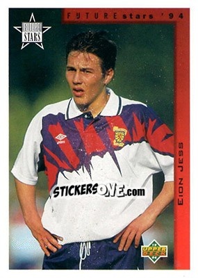 Sticker Edin Jess - World Cup USA 1994. Contenders English/Spanish - Upper Deck