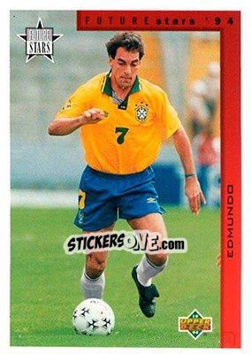 Sticker Edmundo - World Cup USA 1994. Contenders English/Spanish - Upper Deck