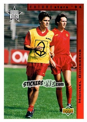 Sticker Michael Goossens - World Cup USA 1994. Contenders English/Spanish - Upper Deck