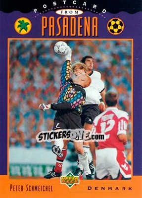 Sticker Peter Schmeichel - World Cup USA 1994. Contenders English/Spanish n. 303 - Upper Deck