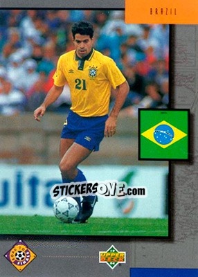 Cromo Brazil - World Cup USA 1994. Contenders English/Spanish - Upper Deck