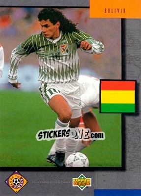 Sticker Bolivia - World Cup USA 1994. Contenders English/Spanish - Upper Deck