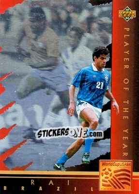 Sticker Rai - World Cup USA 1994. Contenders English/Spanish - Upper Deck