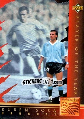 Sticker Ruben Sosa - World Cup USA 1994. Contenders English/Spanish - Upper Deck