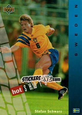Sticker Stefan Schwarz - World Cup USA 1994. Contenders English/Spanish n. HS3 - Upper Deck
