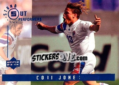 Sticker Cobi Jones - World Cup USA 1994. Contenders English/Spanish n. ST3 - Upper Deck