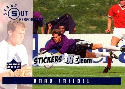 Sticker Brad Friedel - World Cup USA 1994. Contenders English/Spanish - Upper Deck