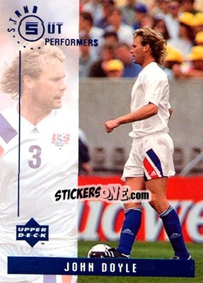 Sticker John Doyle - World Cup USA 1994. Contenders English/Spanish n. ST10 - Upper Deck