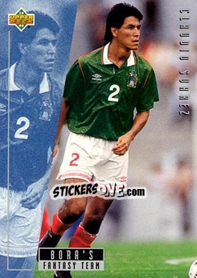 Sticker Clavio Suarez - World Cup USA 1994. Contenders English/Spanish - Upper Deck