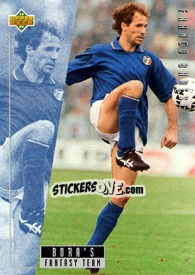 Sticker Franco Baresi - World Cup USA 1994. Contenders English/Spanish - Upper Deck