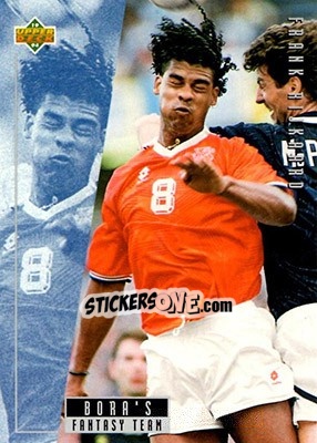 Sticker Frank Rijkard - World Cup USA 1994. Contenders English/Spanish - Upper Deck