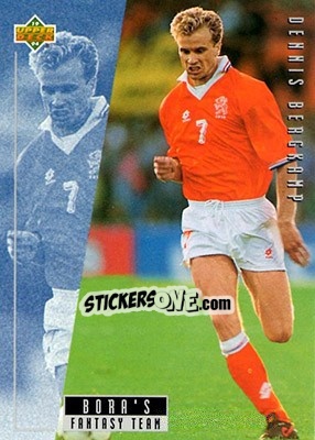 Cromo Dennis Bergkamp - World Cup USA 1994. Contenders English/Spanish - Upper Deck