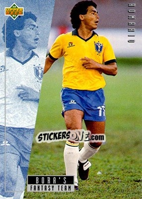 Sticker Romario - World Cup USA 1994. Contenders English/Spanish n. B11 - Upper Deck