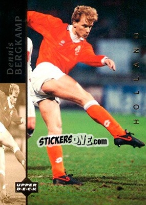 Sticker Dennis Bergkamp - World Cup USA 1994. Contenders English/Spanish n. WCS2 - Upper Deck