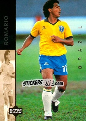 Sticker Romario - World Cup USA 1994. Contenders English/Spanish - Upper Deck