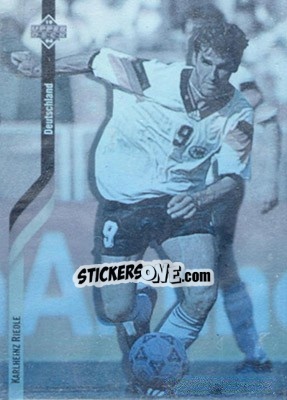 Sticker Karlheinz Riedle - World Cup USA 1994. Contenders English/Spanish - Upper Deck