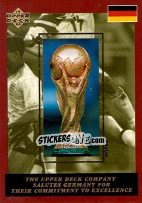 Sticker Upper Deck salutes Germany